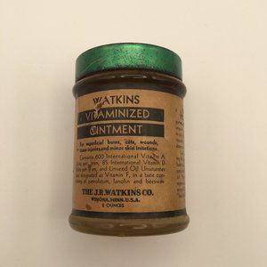 Vintage Watkins Vitaminized Ointment jar
